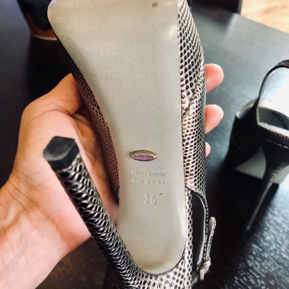 Sergio Rossi Scarpe Donna Peep Toe Pump - Picture 8 of 8